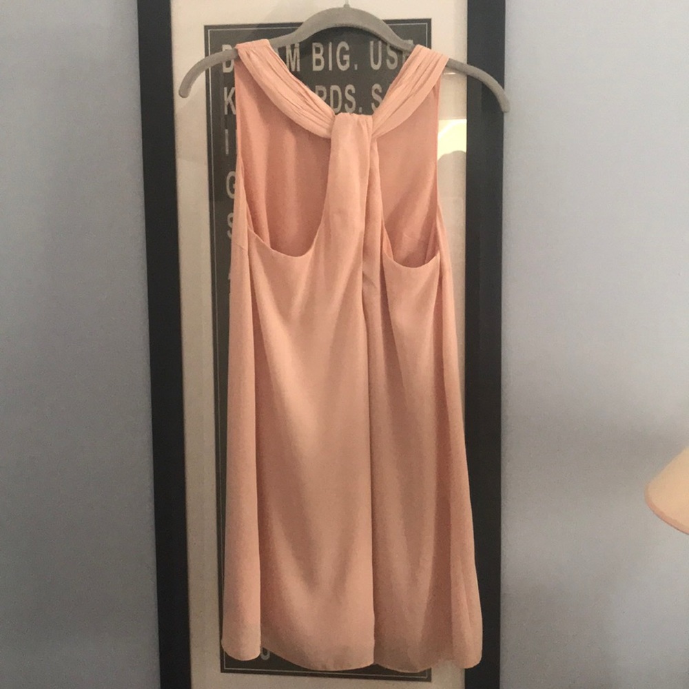 Beige shift dress